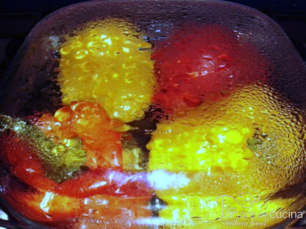 Cottura dei peperoni all'insalata