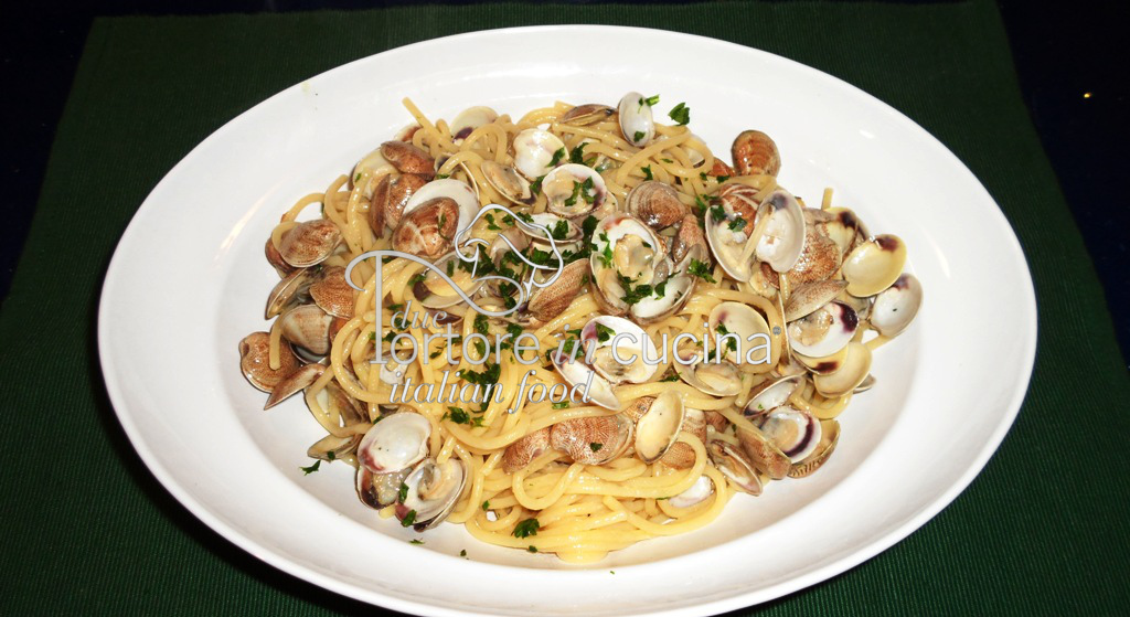 Spaghetti con lupini di mare