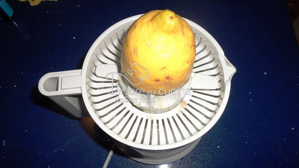 Limone spremuto per granita di limone
