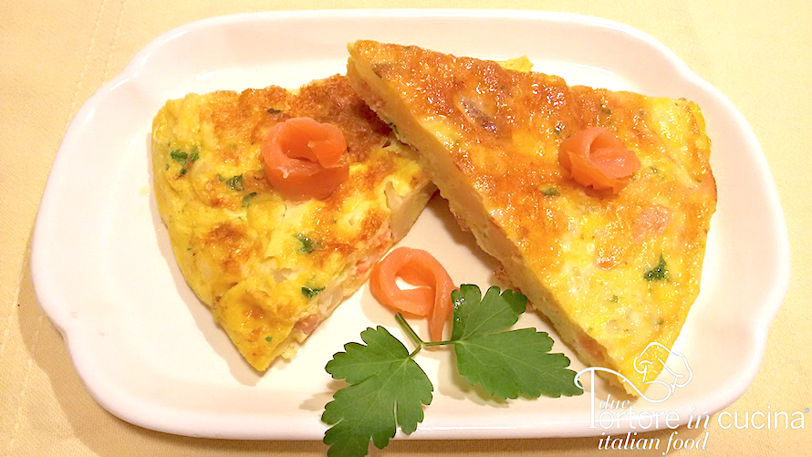 Frittata con salmone