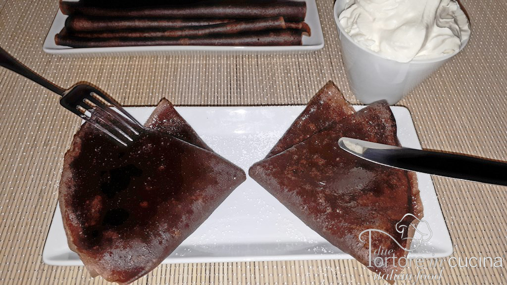 Crepes al cacao