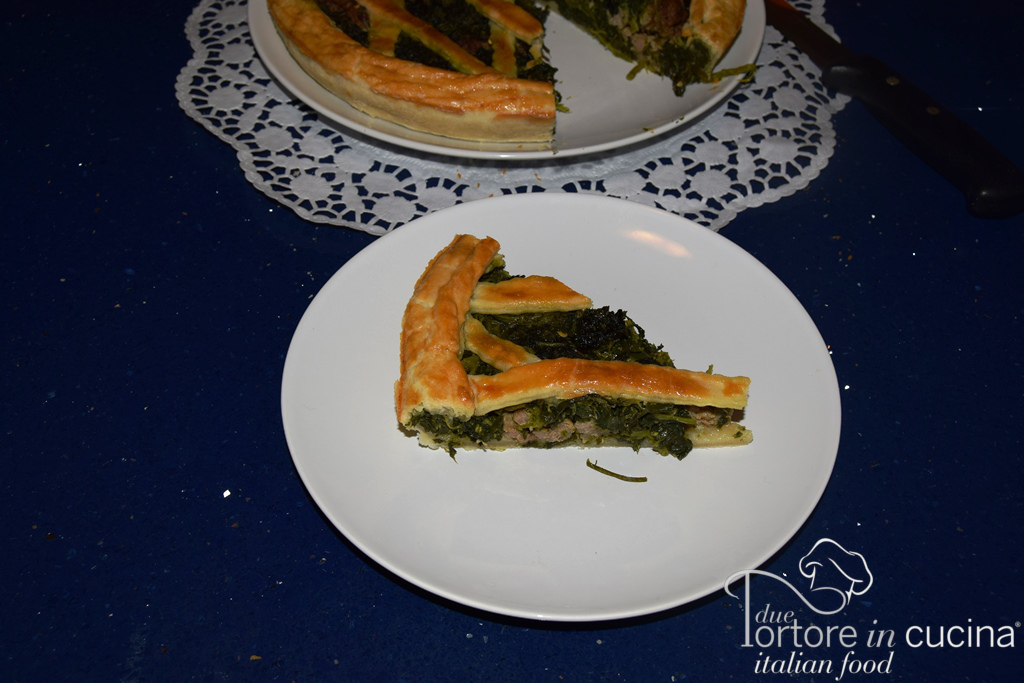 Crostata di salsicce e friarielli