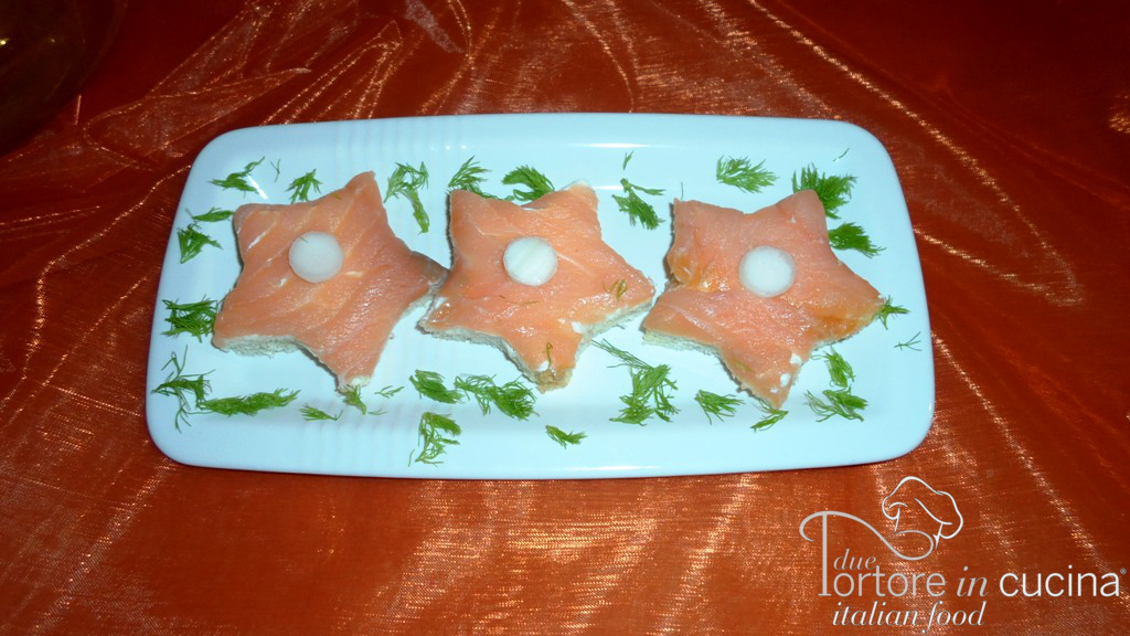 tartine al salmone