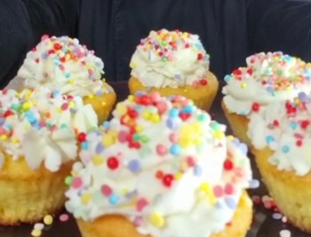 Cupcake di carnevale finiti