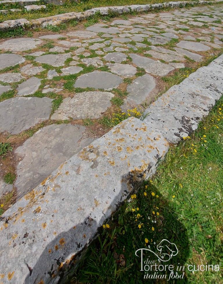 Strade del parco archeologico di Paestum