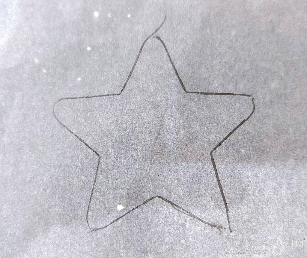 stella di carta forno per cheesecake pan di stelle