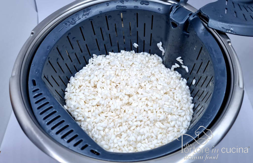 riso cotto per frittata di riso