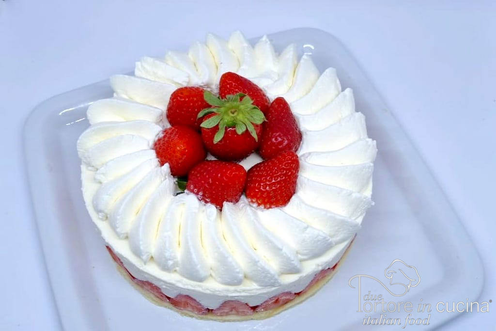 torta fraisier completa