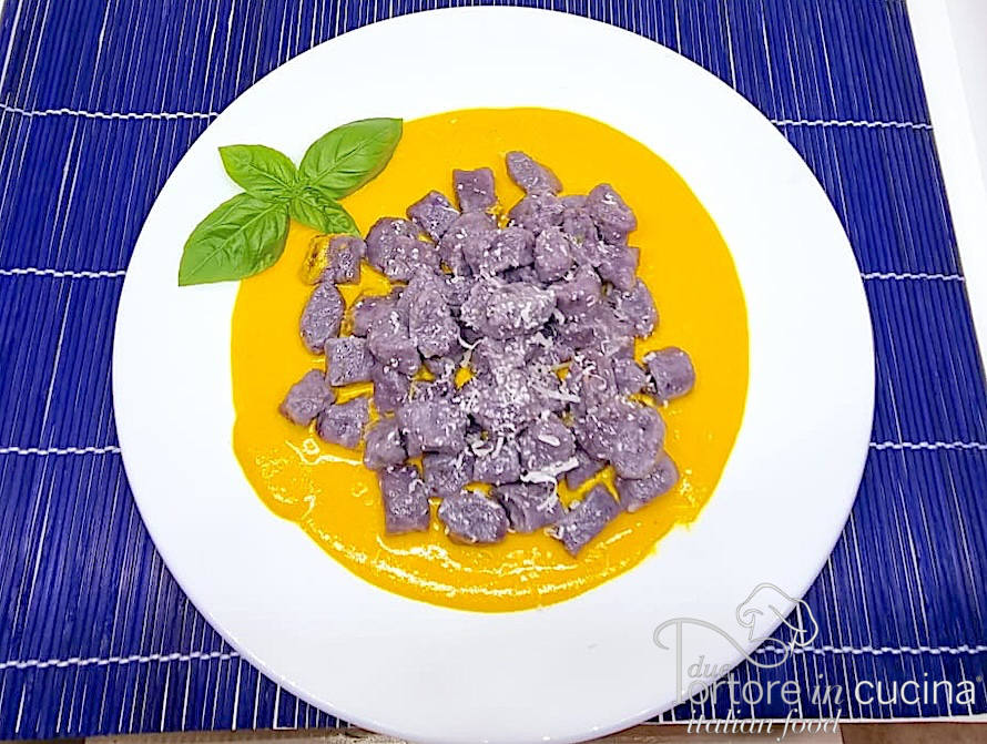 Gnocchi di carote viola